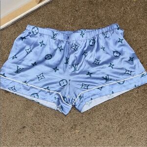 Designer Blue Women's Athletic Shorts